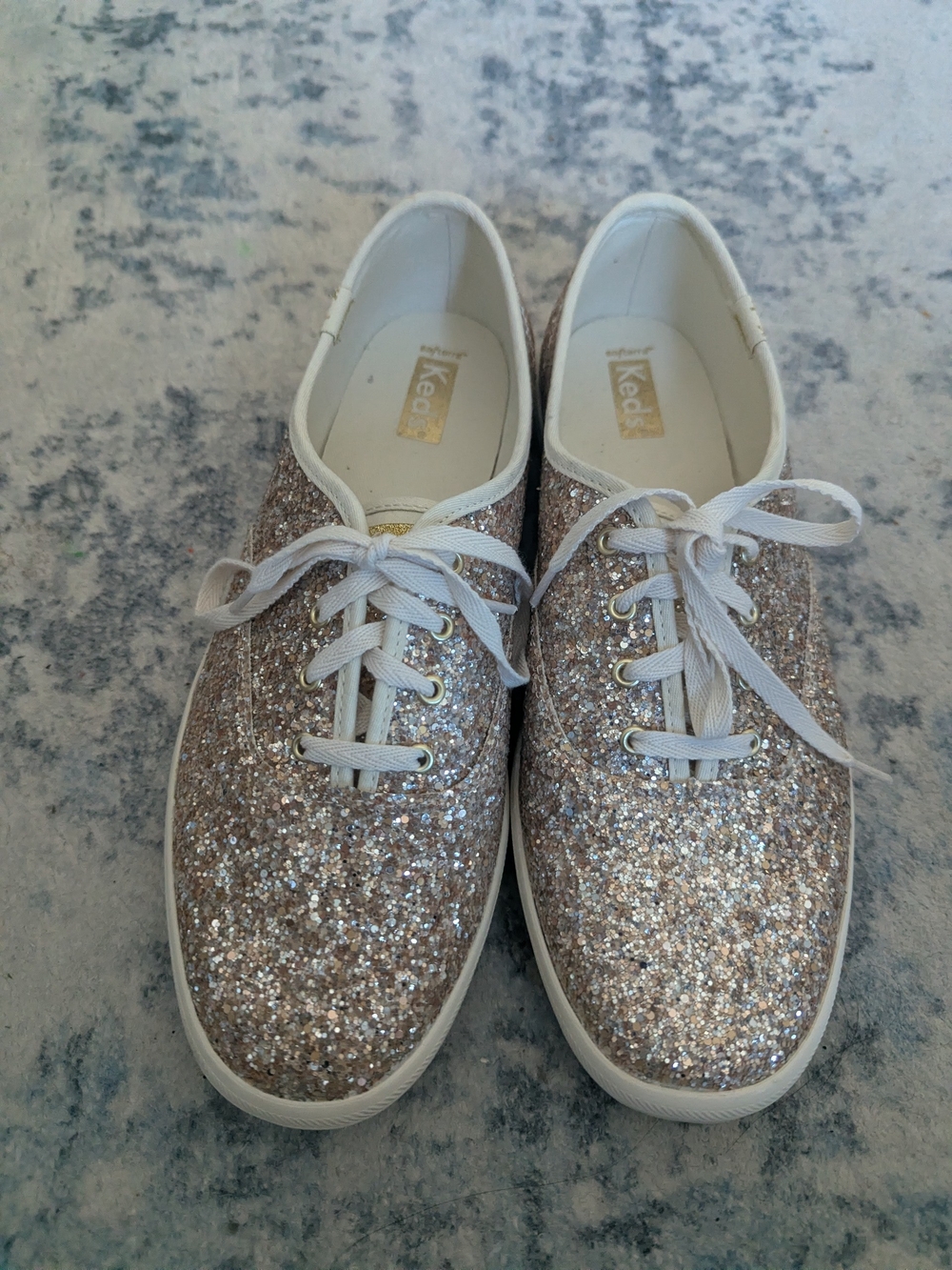 Keds Champion Glitter Celebrations lace-up sneakers - Picture 2 of 5
